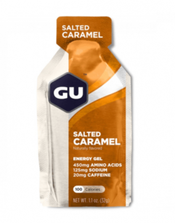 24 stk. GU Gel Saltet Caramel Energi gel med koffein